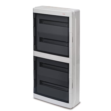 Famatel Usa IP65 DIN Rail 72 Module Enclosure 34.5 in H  x 16.9 in W x 6.3 in D 39072